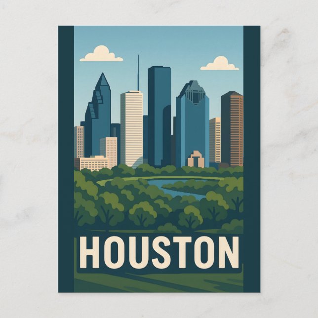 Cartão postal HOUSTON (Frente)