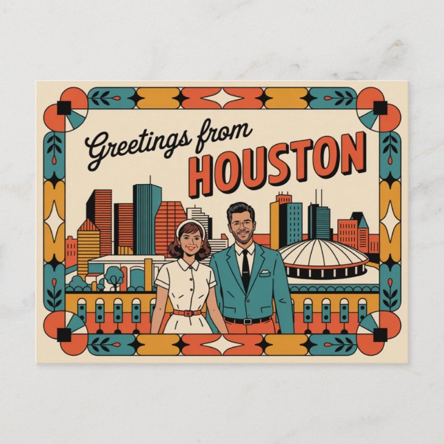 Cartão Postal Houston (Frente)