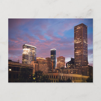 Cartão Postal Houston à noite
