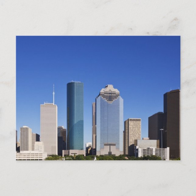 Cartão Postal Houston Skyline (Frente)
