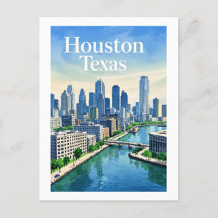 Cartão postal Houston Texas