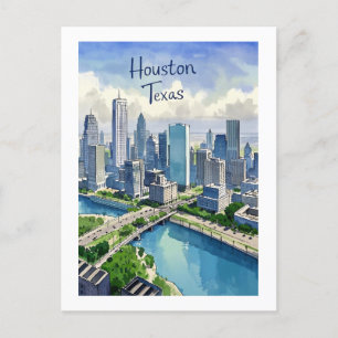 Cartão postal Houston Texas