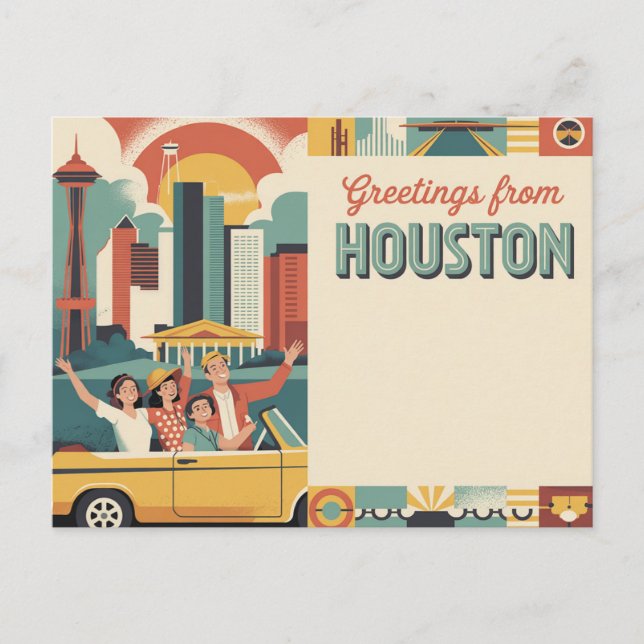 Cartão Postal Houston texas (Frente)