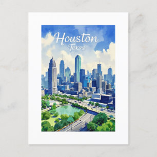 Cartão postal Houston Texas