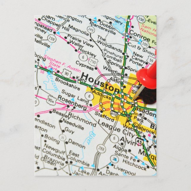 Cartão Postal Houston, Texas (Frente)