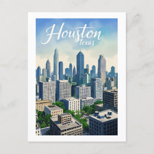 Cartão postal Houston Texas