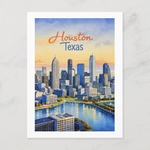 Cartão postal Houston Texas