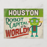 Houston Texas Robot - Funny Vintage
