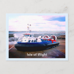 Cartão Postal Hovercraft "Isle of Wight"