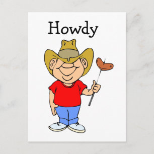 Cartão Postal Howdy - Cartão-postal