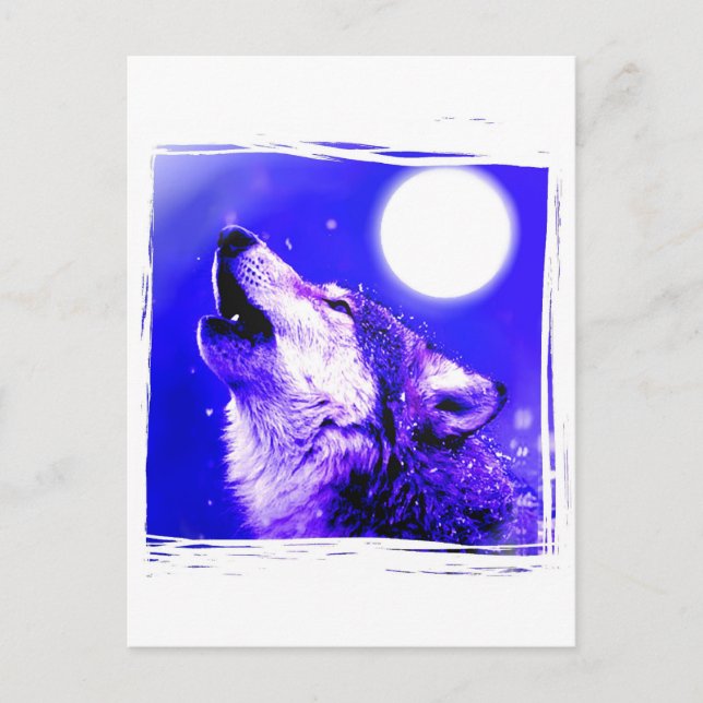 Cartão Postal Howling Wolf (Frente)