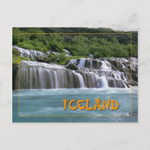 Cartão Postal Hraunfossar Islândia