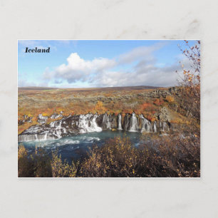 Cartão Postal Hraunfossar, Islândia (B)