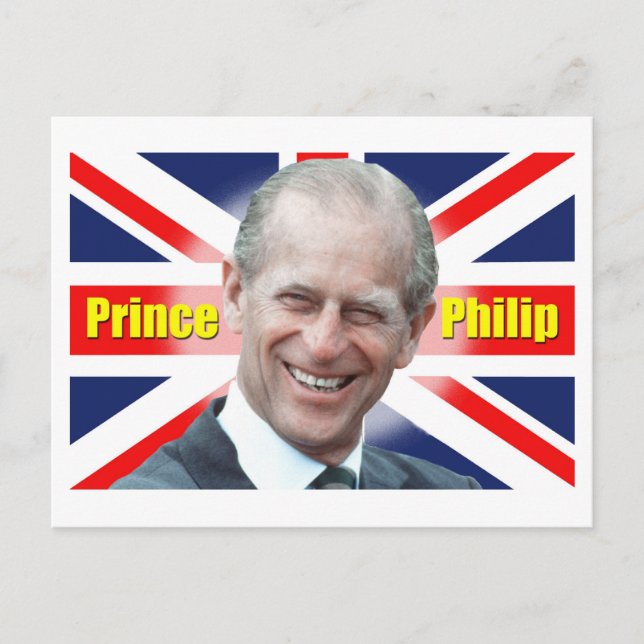 Cartão Postal HRH Prince Philip (Frente)