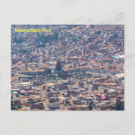 Cartão Postal Huamachuco, Perú, Cidade