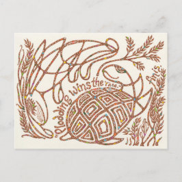 Cartão Postal Hub de Sobreviventes 10: A tartaruga e a lebre de 