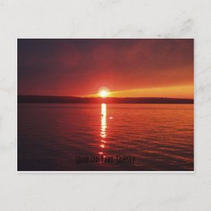 Cartão Postal Hubbard Lake Sunset