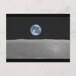 Cartão Postal Hubble Earthrise