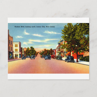 Cartão Postal Hudson Blvd, Jersey City, Nova Jersey