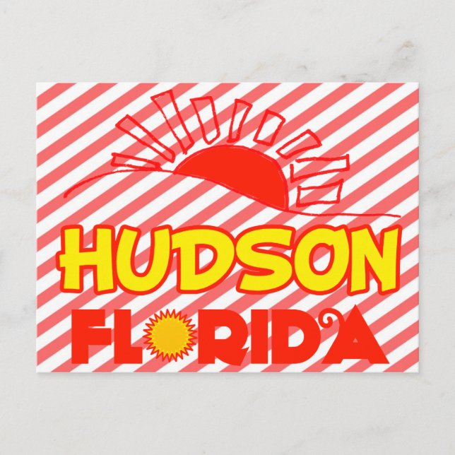Cartão Postal Hudson, Florida (Frente)