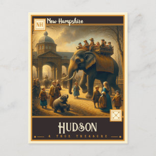Cartão Postal Hudson, New Hampshire   Vintage