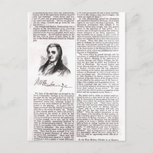 Cartão Postal Hugh Henry Brackenridge