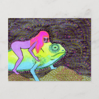 Cartão Postal Hugmeleon