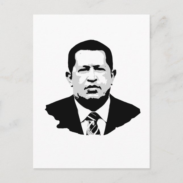 Cartão Postal Hugo Chavez (Frente)
