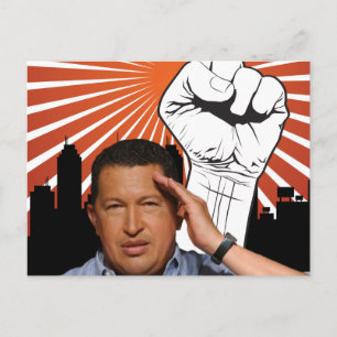 Cartão Postal Hugo Chavez - estilo Hugo Salutes