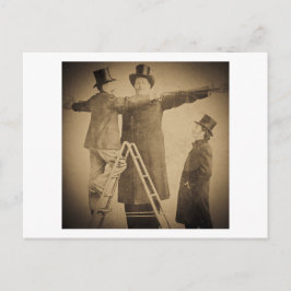 Cartão Postal Hugo, o Giant Vintage Circus Freak Wendt Foto