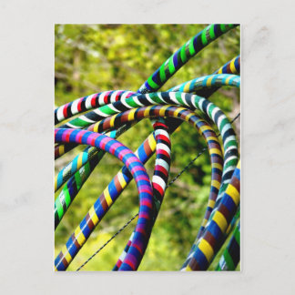 Cartão Postal Hula Hooping no estilo