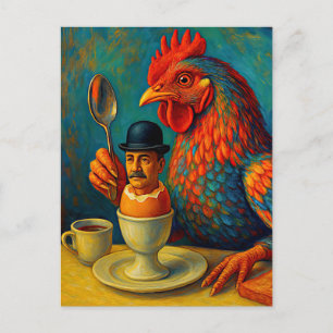 Cartão Postal Humano Duro - Jogo Sujo no Café da Manhã