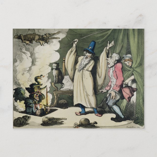 Cartão Postal Humbugging ou Raising the Devil, 1800 (Frente)