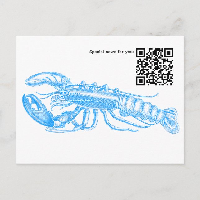 Cartão postal Hummer com Código QR (Frente)
