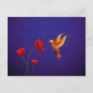 Cartão Postal Hummingbird