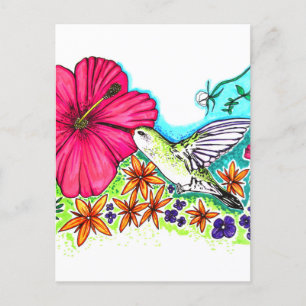 Cartão Postal Hummingbird