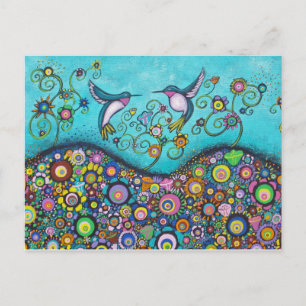 Cartão postal Hummingbird Haven