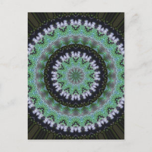 Cartão Postal Hummingbird Mandala