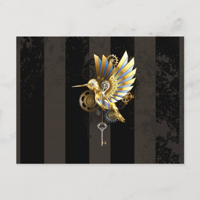 Cartão Postal Hummingbird mecânico (Frente)