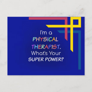 Cartão Postal Humor de fisioterapeuta