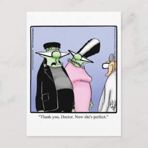 Cartão postal Humor do Dia de as Bruxas engraçad