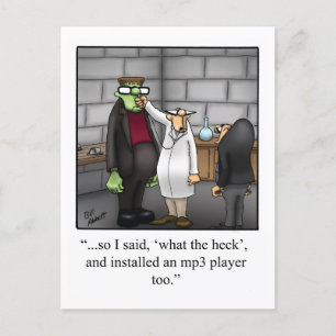 Cartão postal Humor do Dia de as Bruxas engraçado