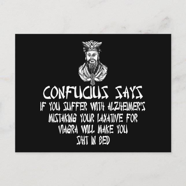 Cartão Postal humor sem gosto (Frente)