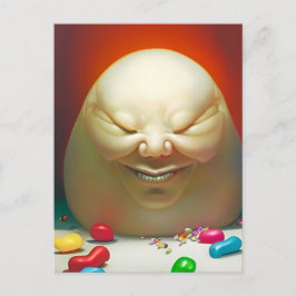 Cartão Postal Humpty Dumpty Had a Great Jelly Bean Collection