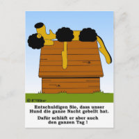 Hund schläft auf Hütte