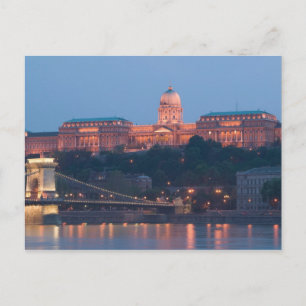 Cartão Postal HUNGRIA, Budapeste: Ponte Szechenyi (Cadeia),