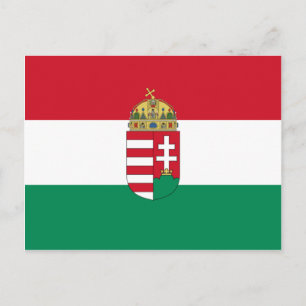 Cartão Postal Hungria com armas (Estado), Hungria