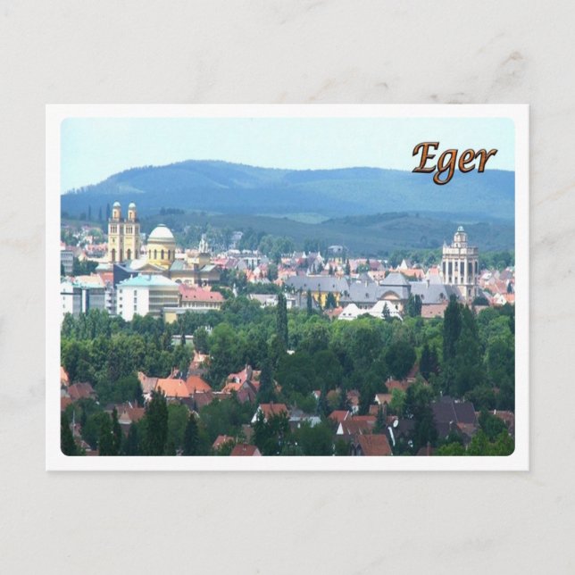 Cartão Postal Hungria - Eger- (Frente)