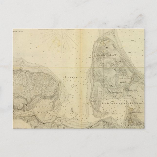 Cartão Postal Huntington Bay (Frente)