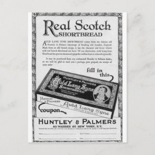 Cartão Postal Huntly e Palmers auld lang syne short